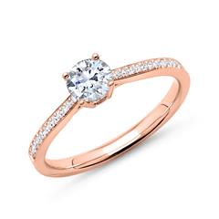 Brilladia Ring aus 750 Roségold mit 28 Brillanten, 0,10 ct Unkategorisiert online kaufen