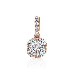 Brilladia Roségold-Damenanhänger mit 15 Brillanten, 0,63 ct Unkategorisiert online kaufen
