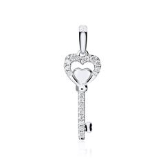 Brilladia Schlüssel-Anhänger, 19 Brillanten 0,07 ct, 750 Weißgold Unkategorisiert Produktbild Brilladia Schlüssel-Anhänger, 19 Brillanten 0,07 ct, 750 Weißgold Unkategorisiert Produktbild