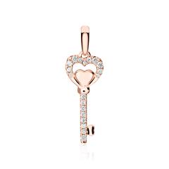 Brilladia Schlüssel-Anhänger aus 750 Roségold mit 19 Brillanten, 0,07 ct Unkategorisiert online kaufen Brilladia Schlüssel-Anhänger aus 750 Roségold mit 19 Brillanten, 0,07 ct Unkategorisiert online kaufen