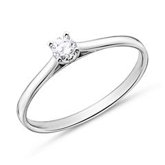 Brilladia Solitärring, 0,10 ct Brillant, 750 Weißgold Unkategorisiert online kaufen