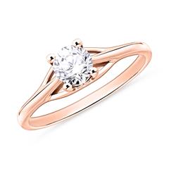 Brilladia Solitärring: 1 Brillant 0,50 ct, 750 Roségold, TW/SI, GIA Unkategorisiert online kaufen