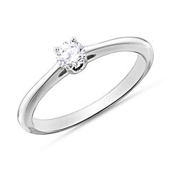 Brilladia Solitärring 750 Weißgold, 0,15 ct Brillant SI Unkategorisiert online kaufen