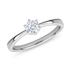 Brilladia Solitärring 750 Weißgold, Diamant 0,50 ct TW/SI Unkategorisiert online kaufen
