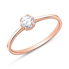Brilladia Solitärring mit 0,25 ct Brillant TW/SI aus 585 Roségold Unkategorisiert online kaufen