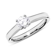 Brilladia Solitärring mit 0,50 ct Brillant (Top Wesselton/SI) aus 750 Weißgold Unkategorisiert online kaufen