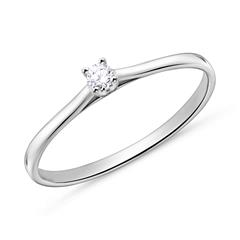 Brilladia Solitärring mit 1 Brillant 0,05 ct aus 750 Weißgold Unkategorisiert online kaufen