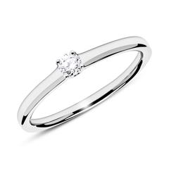 Brilladia Solitärring mit 1 Brillant 0,10 ct aus 750er Weißgold Unkategorisiert online kaufen