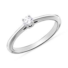 Brilladia Solitärring mit 1 Brillanten 0,10 ct aus 750 Weißgold, Top Wesselton, SI Unkategorisiert online kaufen