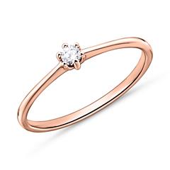 Brilladia Verlobungsring, 1 Brillant 0,05 ct TW/si, 585 Roségold Unkategorisiert online kaufen