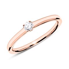 Brilladia Verlobungsring 585 (14K) Roségold mit Brillant 0,10 ct TW/SI Unkategorisiert online kaufen
