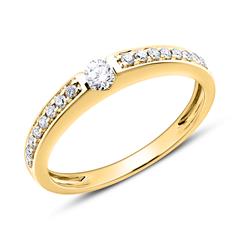 Brilladia Verlobungsring 585 Gold mit 17 Brillanten TW/SI Unkategorisiert online kaufen