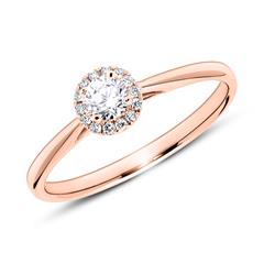 Brilladia Verlobungsring 585 Roségold, 15 Brillanten, 0,21 ct Unkategorisiert online kaufen