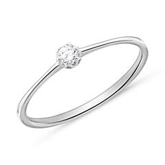 Brilladia Verlobungsring 585 Weißgold, 1 Brillant 0,05 ct TW/SI Unkategorisiert online kaufen