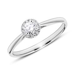 Brilladia Verlobungsring 585 Weißgold, 15 Brillanten 0,21 ct, TW/SI Unkategorisiert online kaufen