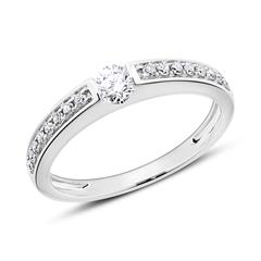 Brilladia Verlobungsring 585 Weißgold, 17 Diamanten, TW/SI Unkategorisiert online kaufen