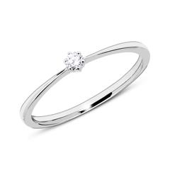 Brilladia Verlobungsring 585 Weißgold, Brillant 0,05 ct, gravierbar Unkategorisiert online kaufen