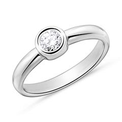 Brilladia Verlobungsring 585 Weißgold, Brillant 0,25 ct, Top Wesselton/SI Unkategorisiert online kaufen