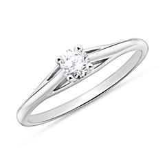 Brilladia Verlobungsring 585 Weißgold, Brillant ca. 0,15 ct, Top Wesselton/SI Unkategorisiert online kaufen
