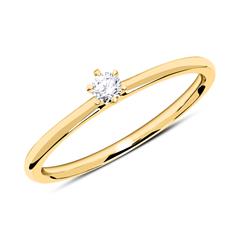 Brilladia Verlobungsring 750 Gold mit Brillant 0,10 ct TW/SI Unkategorisiert online kaufen