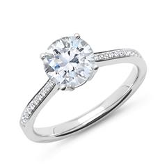 Brilladia Verlobungsring 750 Weißgold, 28 Brillanten 0,12 ct Unkategorisiert online kaufen