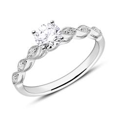Brilladia Verlobungsring 750 Weißgold, 7 Brillanten 0,58 ct TW/SI Unkategorisiert online kaufen