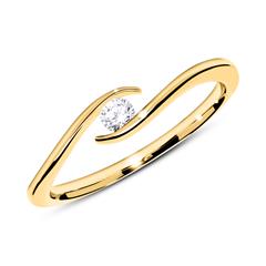 Brilladia Verlobungsring 750er Gold, 1 Brillant 0,10 ct TW/SI Unkategorisiert online kaufen