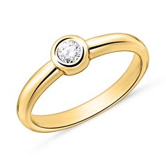 Brilladia Verlobungsring 750er Gold mit 0,15 ct Brillant TW/SI Unkategorisiert online kaufen