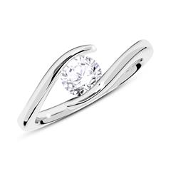 Brilladia Verlobungsring 750er Weißgold, 1 Brillant 0,50 ct SI Unkategorisiert online kaufen
