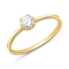 Brilladia Verlobungsring aus 585 Gold mit 0,25 ct Brillant, SI Unkategorisiert online kaufen