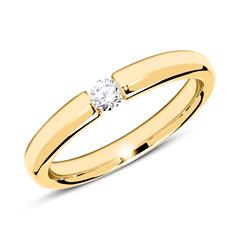 Brilladia Verlobungsring aus 585 Gold mit 1 Brillant 0,10 ct SI Unkategorisiert online kaufen