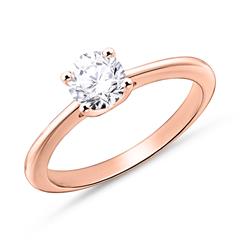 Brilladia Verlobungsring aus 750 Roségold mit 0,50 ct GIA-Brillant, Top Wesselton/SI Unkategorisiert online kaufen