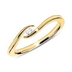 Brilladia Verlobungsring aus 750er Gold mit Brillant, 0,05 ct Unkategorisiert online kaufen