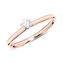 Brilladia Verlobungsring mit 0,15 ct Brillant aus 585 Roségold Unkategorisiert online kaufen