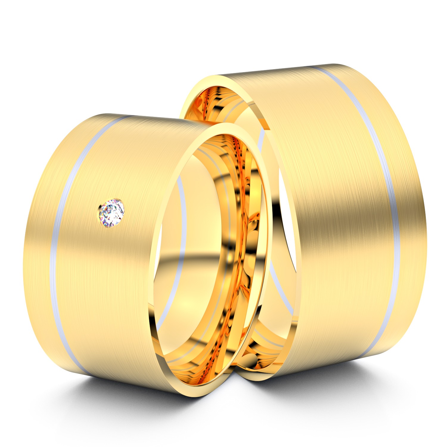Brillanten-Trauringe 333er Gelbgold-Weißgold – opt. mit Gravur, Farbe, wählbarer Reinheitsstufe & hochwertigem Holzetui Unkategorisiert online kaufen Brillanten-Trauringe 333er Gelbgold-Weißgold – opt. mit Gravur, Farbe, wählbarer Reinheitsstufe & hochwertigem Holzetui Unkategorisiert online kaufen