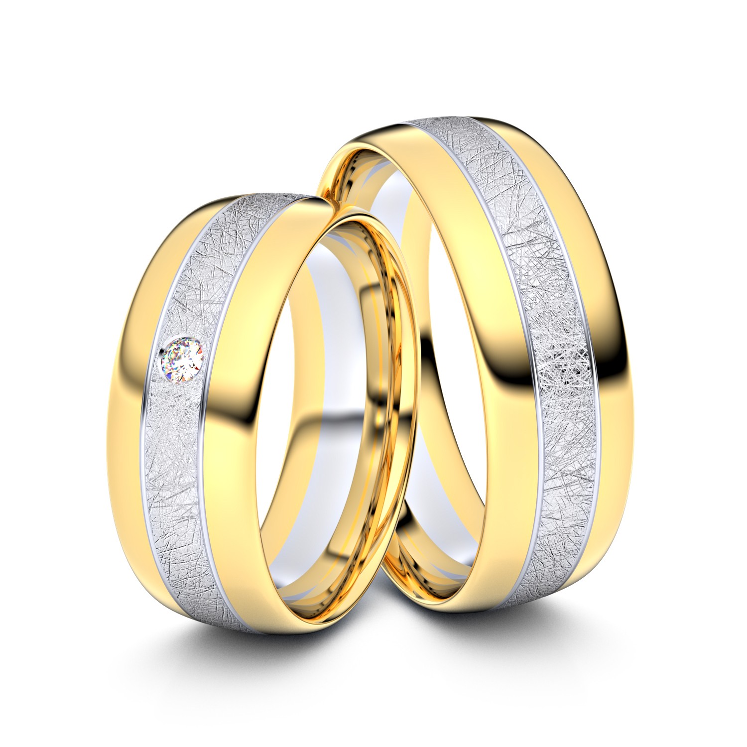 Brillanten-Trauringe 333er Gelbgold-Weißgold – opt. mit Gravur, Farbe, wählbarer Reinheitsstufe & hochwertigem Holzetui Unkategorisiert online kaufen Brillanten-Trauringe 333er Gelbgold-Weißgold – opt. mit Gravur, Farbe, wählbarer Reinheitsstufe & hochwertigem Holzetui Unkategorisiert online kaufen