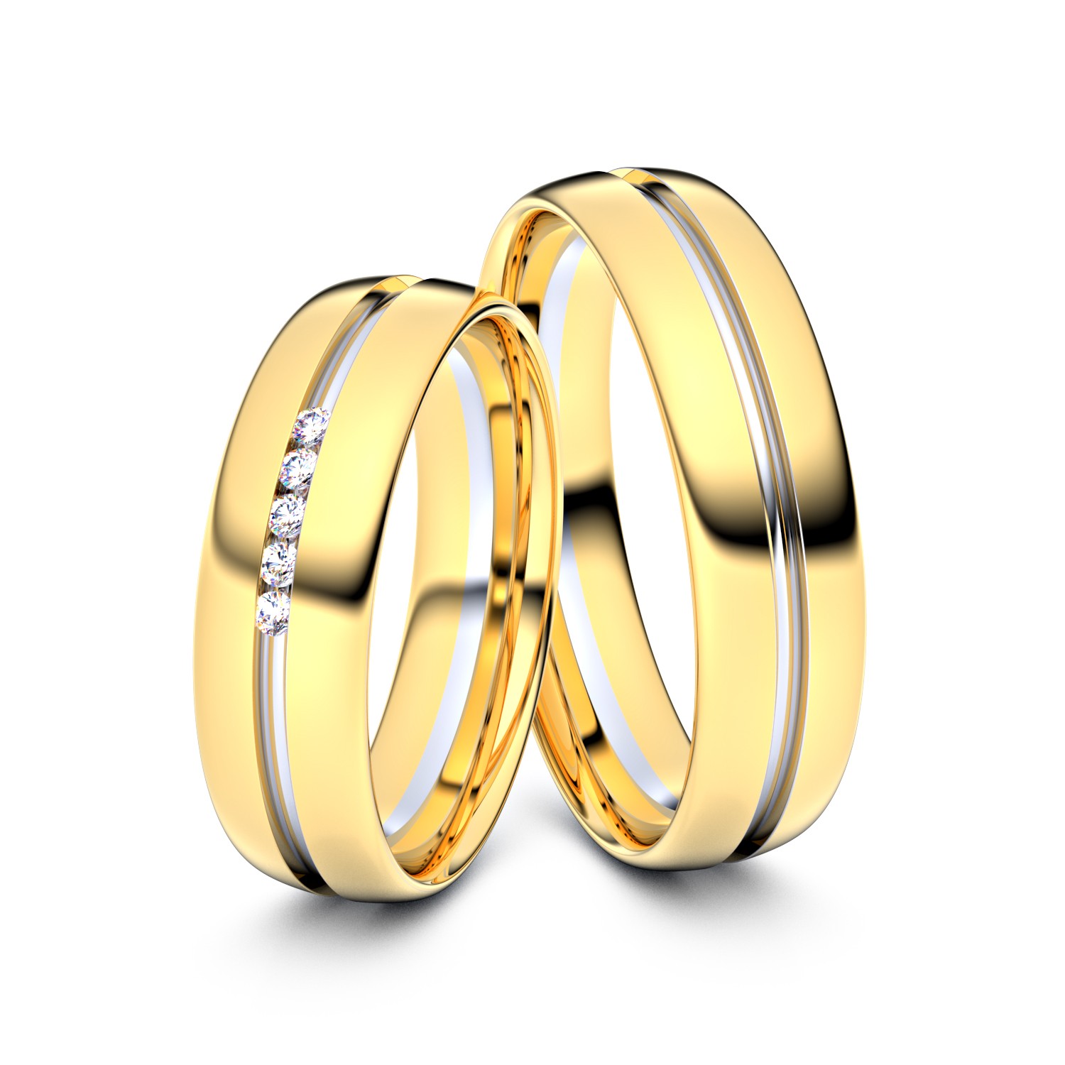 Brillanten-Trauringe 333er Gelbgold-Weißgold – opt. mit Gravur, Farbe, wählbarer Reinheitsstufe & hochwertigem Holzetui Unkategorisiert online kaufen Brillanten-Trauringe 333er Gelbgold-Weißgold – opt. mit Gravur, Farbe, wählbarer Reinheitsstufe & hochwertigem Holzetui Unkategorisiert online kaufen