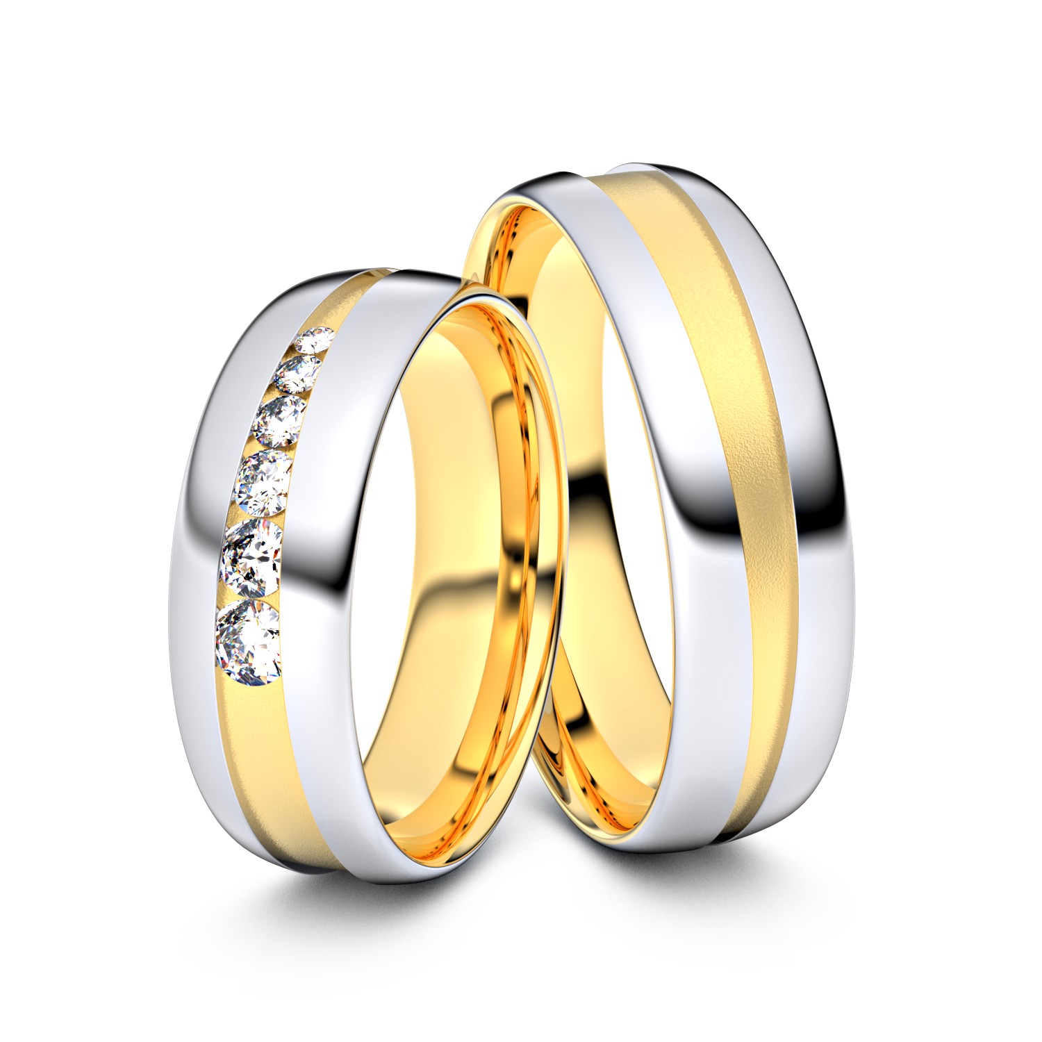 Brillanten-Trauringe 333er Weißgold-Gelbgold – opt. mit Gravur, Farbe, wählbarer Reinheitsstufe & hochwertigem Holzetui Unkategorisiert online kaufen Brillanten-Trauringe 333er Weißgold-Gelbgold – opt. mit Gravur, Farbe, wählbarer Reinheitsstufe & hochwertigem Holzetui Unkategorisiert online kaufen