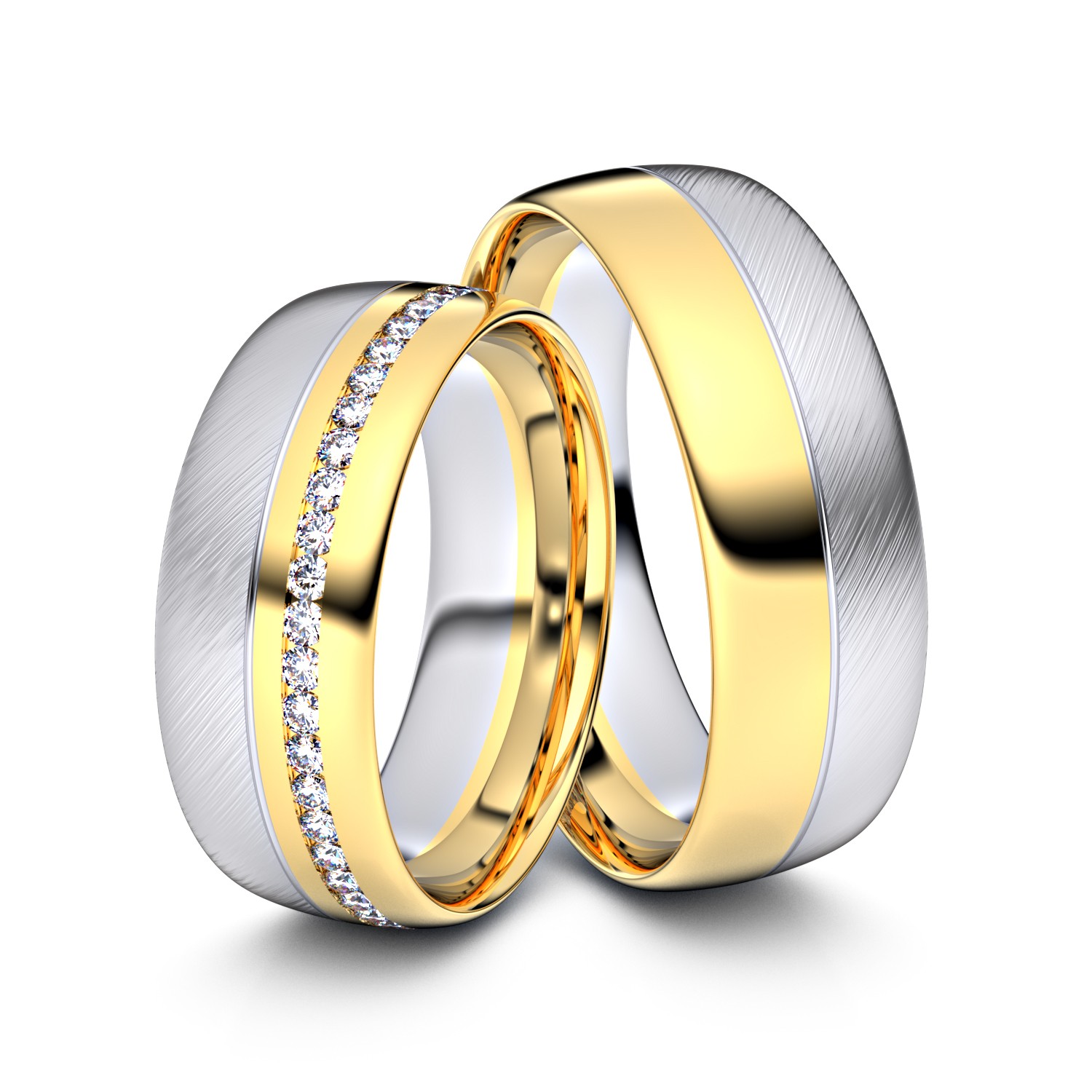 Brillanten-Trauringe 333er Weißgold-Gelbgold – opt. mit Gravur, Farbe, wählbarer Reinheitsstufe & hochwertigem Holzetui Unkategorisiert online kaufen Brillanten-Trauringe 333er Weißgold-Gelbgold – opt. mit Gravur, Farbe, wählbarer Reinheitsstufe & hochwertigem Holzetui Unkategorisiert online kaufen