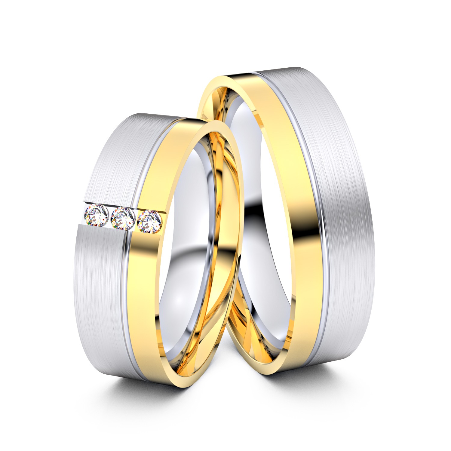 Brillanten-Trauringe 333er Weißgold-Gelbgold – opt. mit Gravur, Farbe, wählbarer Reinheitsstufe & hochwertigem Holzetui Unkategorisiert online kaufen Brillanten-Trauringe 333er Weißgold-Gelbgold – opt. mit Gravur, Farbe, wählbarer Reinheitsstufe & hochwertigem Holzetui Unkategorisiert online kaufen