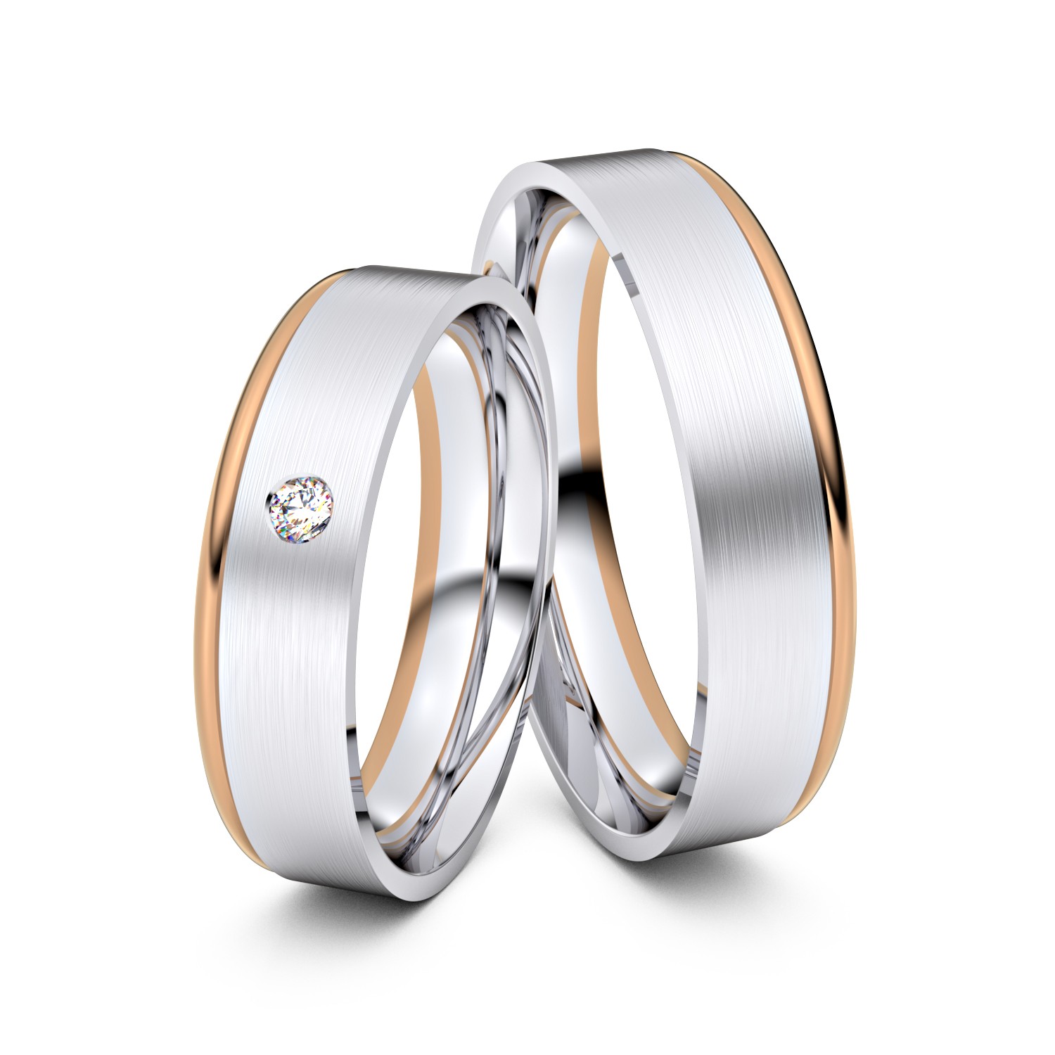 Brillanten-Trauringe 333er Weißgold-Rotgold – opt. mit Gravur, Farbe, wählbarer Reinheitsstufe & hochwertigem Holzetui Unkategorisiert online kaufen Brillanten-Trauringe 333er Weißgold-Rotgold – opt. mit Gravur, Farbe, wählbarer Reinheitsstufe & hochwertigem Holzetui Unkategorisiert online kaufen