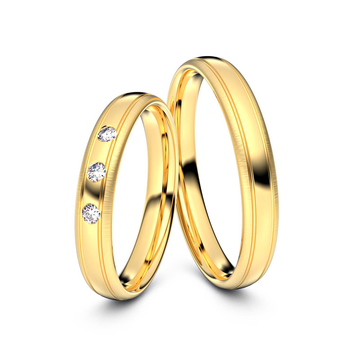 Brillanten-Trauringe 585er Gelbgold – opt. mit Gravur, Farbe, wählbarer Reinheitsstufe & hochwertigem Holzetui Unkategorisiert online kaufen Brillanten-Trauringe 585er Gelbgold – opt. mit Gravur, Farbe, wählbarer Reinheitsstufe & hochwertigem Holzetui Unkategorisiert online kaufen