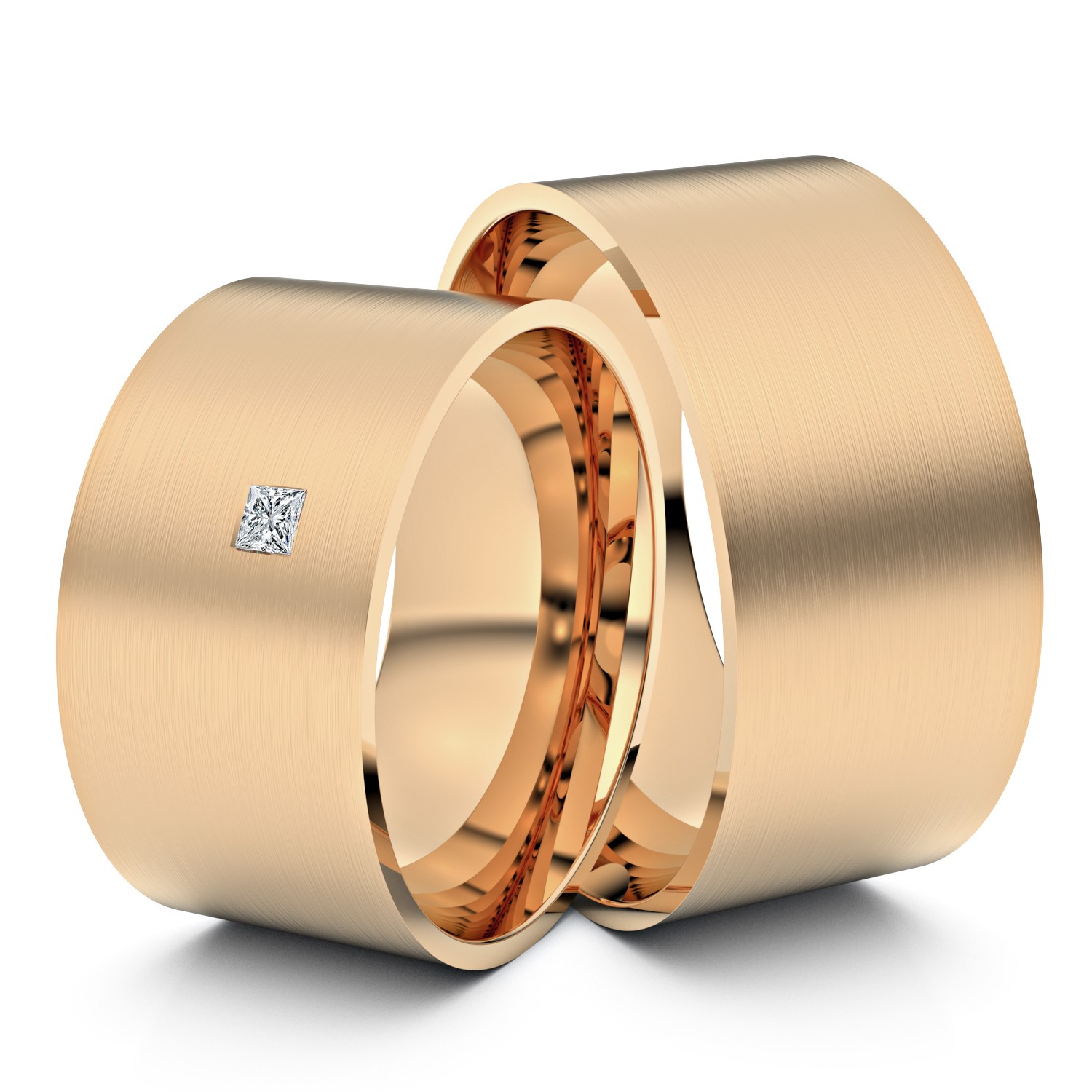 Brillanten-Trauringe 585er Roségold – opt. mit Gravur, Farbe, wählbarer Reinheitsstufe & hochwertigem Holzetui Unkategorisiert online kaufen
