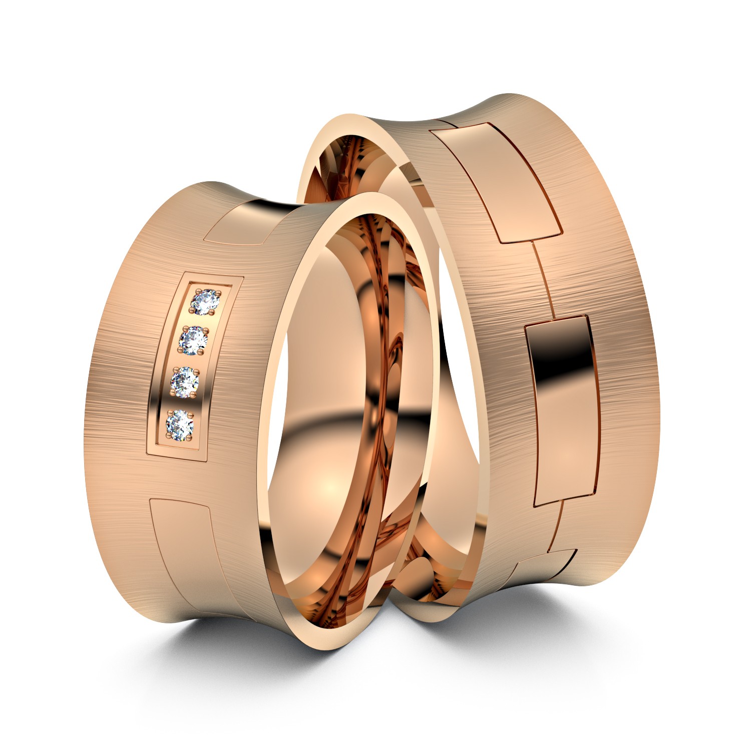 Brillanten-Trauringe 585er Rotgold – opt. mit Gravur, Farbe, wählbarer Reinheitsstufe & hochwertigem Holzetui Unkategorisiert online kaufen Brillanten-Trauringe 585er Rotgold – opt. mit Gravur, Farbe, wählbarer Reinheitsstufe & hochwertigem Holzetui Unkategorisiert online kaufen