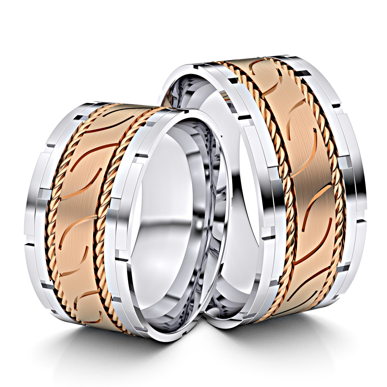 Brillanten-Trauringe 585er Weißgold-Rotgold – opt. mit Gravur, Farbe, wählbarer Reinheitsstufe & hochwertigem Holzetui Unkategorisiert online kaufen Brillanten-Trauringe 585er Weißgold-Rotgold – opt. mit Gravur, Farbe, wählbarer Reinheitsstufe & hochwertigem Holzetui Unkategorisiert online kaufen