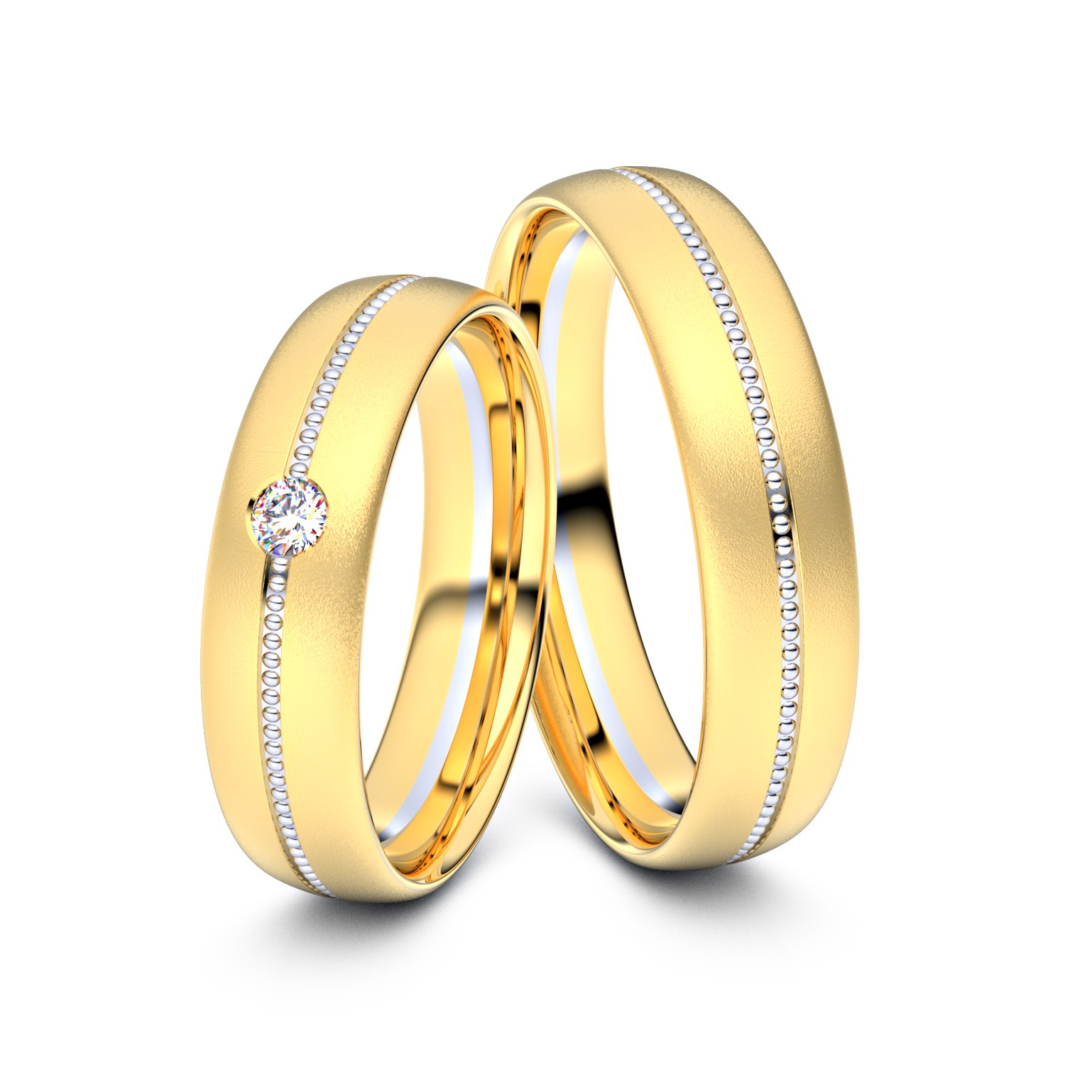 Brillanten-Trauringe 750er Gelbgold-Weißgold – opt. mit Gravur, Farbe, wählbarer Reinheitsstufe & hochwertigem Holzetui Unkategorisiert online kaufen Brillanten-Trauringe 750er Gelbgold-Weißgold – opt. mit Gravur, Farbe, wählbarer Reinheitsstufe & hochwertigem Holzetui Unkategorisiert online kaufen
