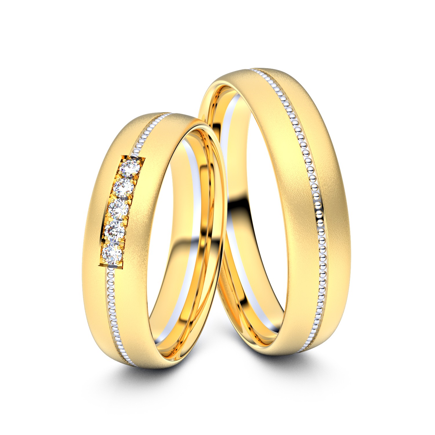 Brillanten-Trauringe 750er Gelbgold-Weißgold – opt. mit Gravur, Farbe, wählbarer Reinheitsstufe & hochwertigem Holzetui Unkategorisiert online kaufen Brillanten-Trauringe 750er Gelbgold-Weißgold – opt. mit Gravur, Farbe, wählbarer Reinheitsstufe & hochwertigem Holzetui Unkategorisiert online kaufen