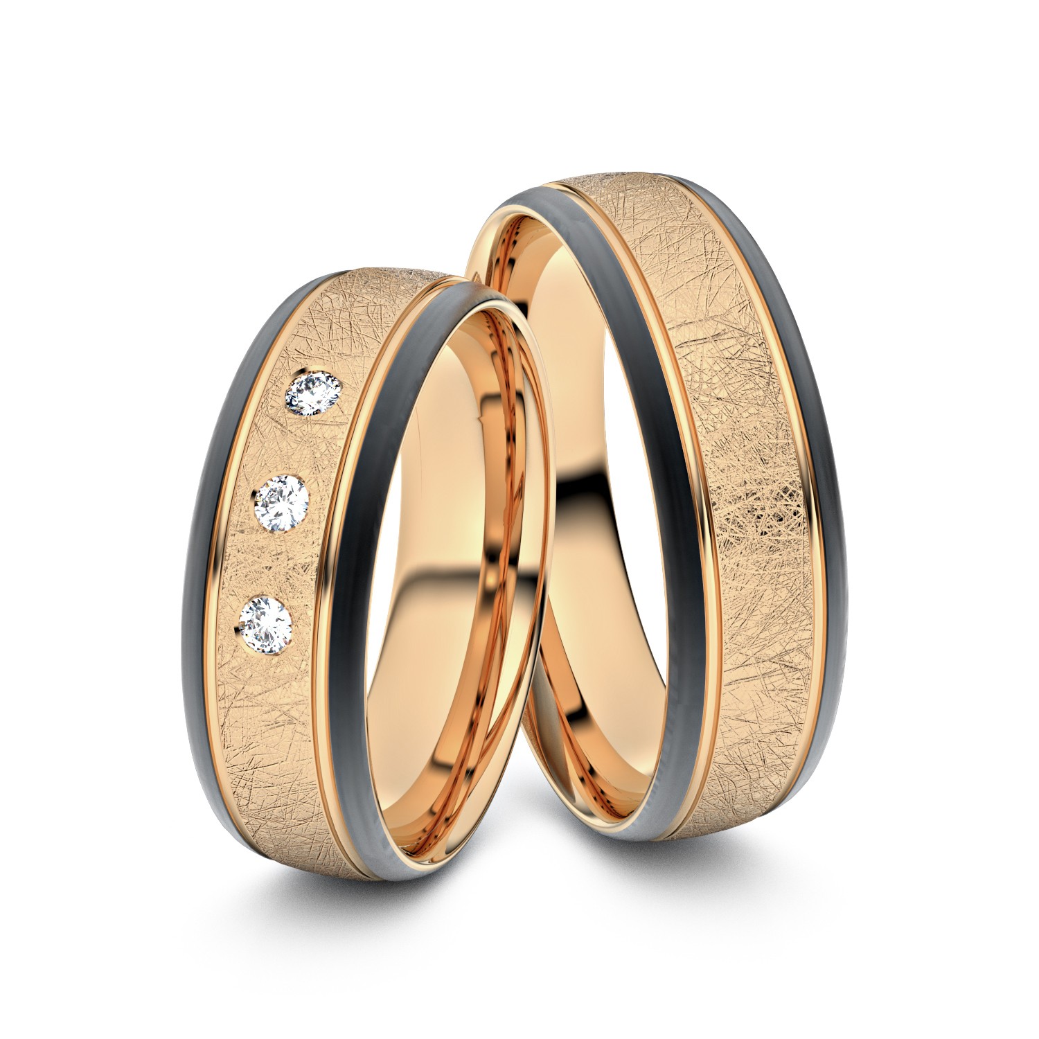 Brillanten-Trauringe 750er Roségold-Carbon – opt. mit Gravur, Farbe, wählbarer Reinheitsstufe & hochwertigem Holzetui Unkategorisiert online kaufen Brillanten-Trauringe 750er Roségold-Carbon – opt. mit Gravur, Farbe, wählbarer Reinheitsstufe & hochwertigem Holzetui Unkategorisiert online kaufen