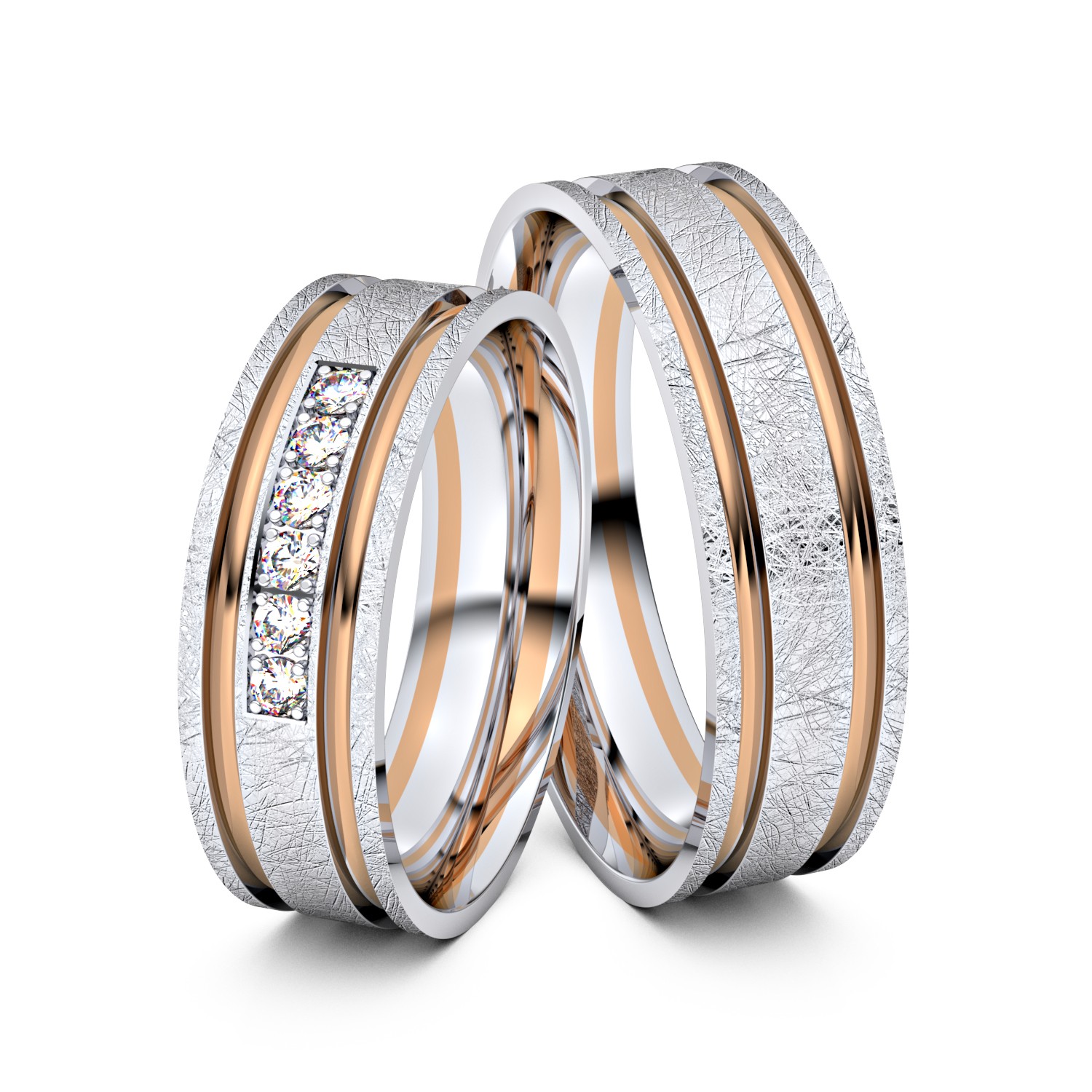 Brillanten-Trauringe 750er Weißgold-Rotgold – opt. mit Gravur, Farbe, wählbarer Reinheitsstufe & hochwertigem Holzetui Unkategorisiert online kaufen Brillanten-Trauringe 750er Weißgold-Rotgold – opt. mit Gravur, Farbe, wählbarer Reinheitsstufe & hochwertigem Holzetui Unkategorisiert online kaufen