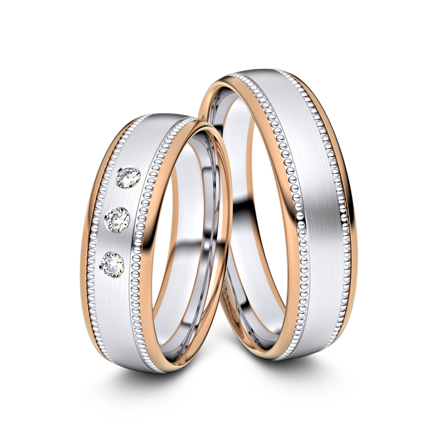 Brillanten-Trauringe 750er Weißgold-Rotgold – opt. mit Gravur, Farbe, wählbarer Reinheitsstufe & hochwertigem Holzetui Unkategorisiert online kaufen Brillanten-Trauringe 750er Weißgold-Rotgold – opt. mit Gravur, Farbe, wählbarer Reinheitsstufe & hochwertigem Holzetui Unkategorisiert online kaufen